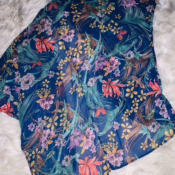 NWOT Hot & Delicious Floral Kimono Jacket - Picture 14 of 16